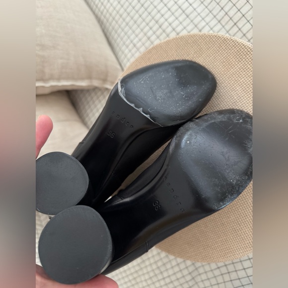 SANDRO leather ankle boots - Picture 6 of 7